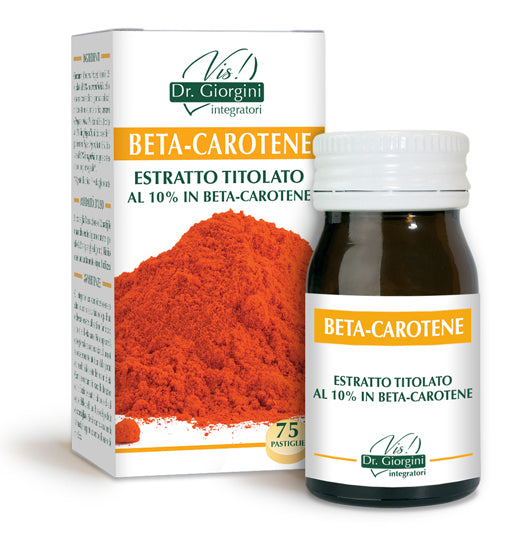 Beta-carotene estratto titolato 75 pastiglie