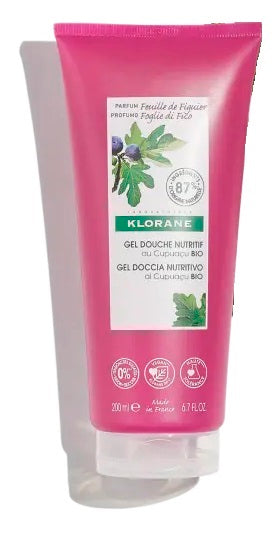 Klorane gel doccia foglie di fico 200 ml
