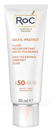 Roc fluido solare viso spf 50 elevata tollerabilita' 50 ml
