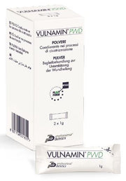 Vulnamin pwd medicazione interattiva in polvere di sodio jaluronato e aminoacidi 2 stick pack
