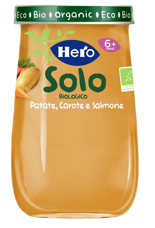 Hero baby solo omogeneizzato salmone verdure 190 g