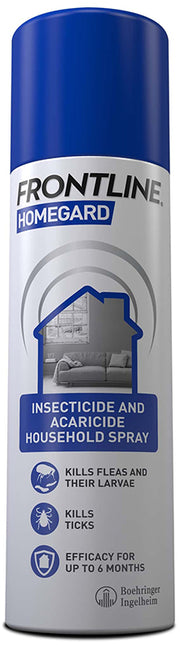 Frontline homegard spray insetticida e acaricida uso domestico 250 ml