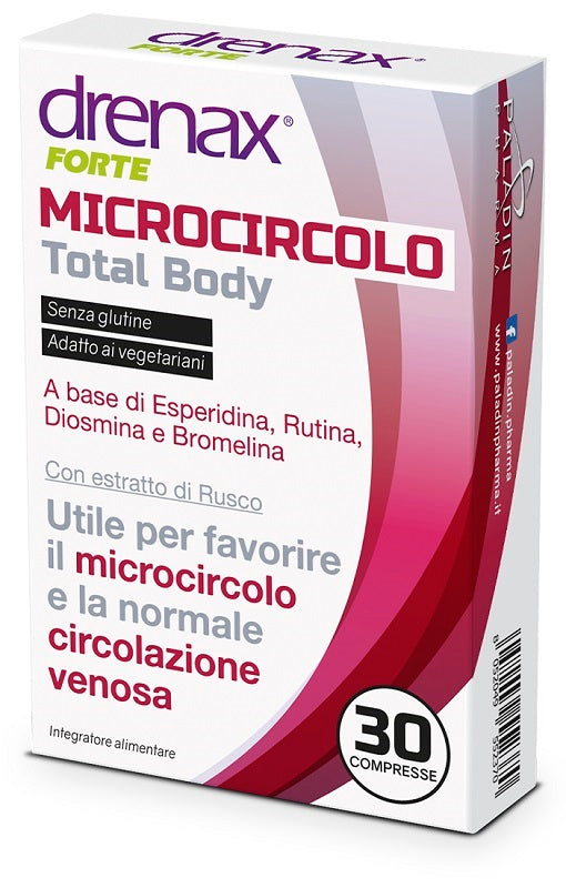 Drenax forte microcircolo total body 30 compresse