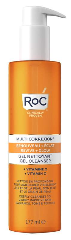 Roc multi correxion revive + glow gel detergente
