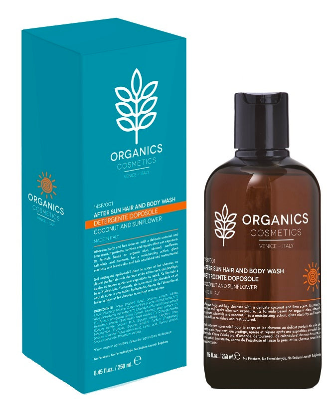 Organics cosmetics after sun hair and body 250 ml