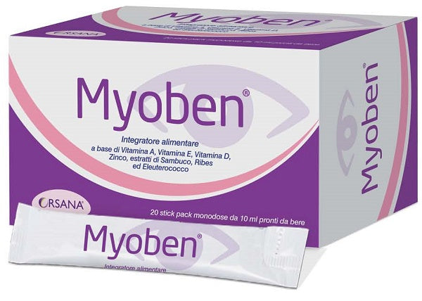 Myoben 20 stick pack x 10 ml