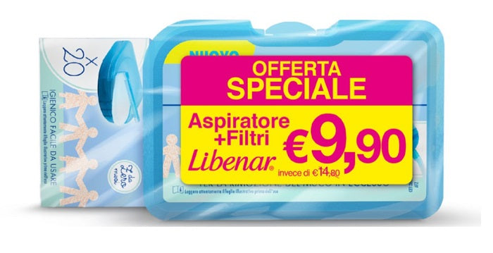 Libenar bipacco aspiratore soft + 25 filtri