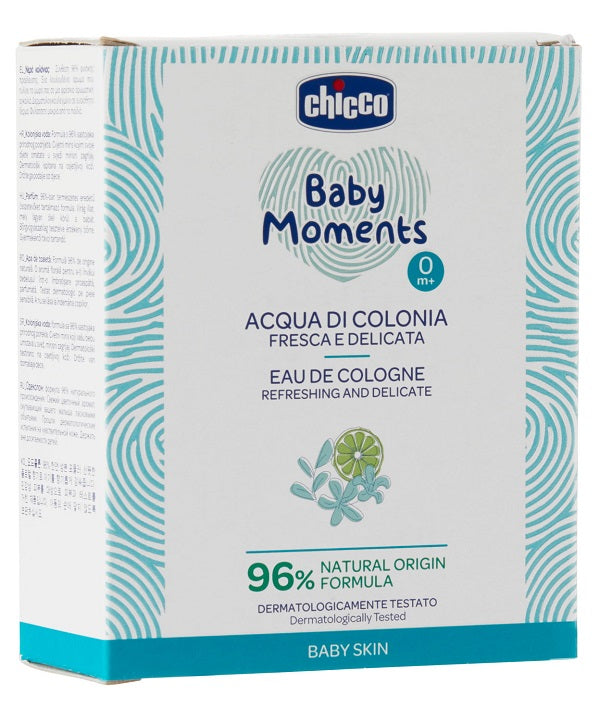 Chicco baby moments acqua di colonia fresca e delicata 100 ml