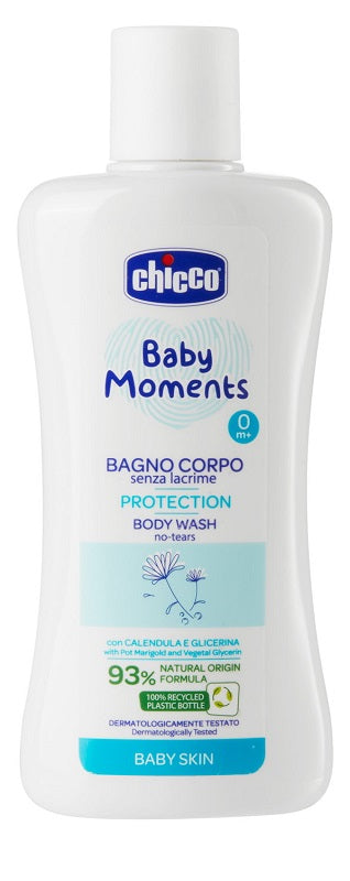 Chicco baby moments bagno corpo senza lacrime protection 200 ml