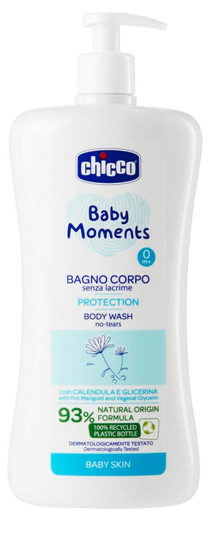 Chicco baby moments bagno corpo senza lacrime protection 750 ml