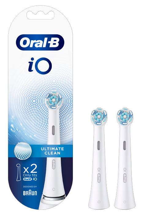 Oralb power refill io ultimate clean white 2 pezzi