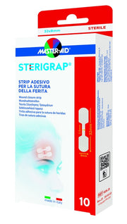 Master-aid sterigrap strip adesivo sutura ferite 32x8 mm 10 pezzi