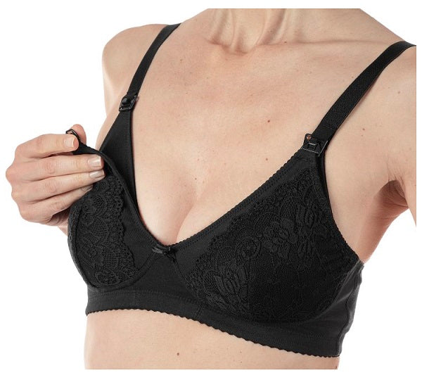 Mammy reggiseno cotone allattamento black 5d