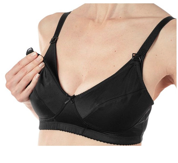 Mammy reggiseno microfibra allattamento black 3d