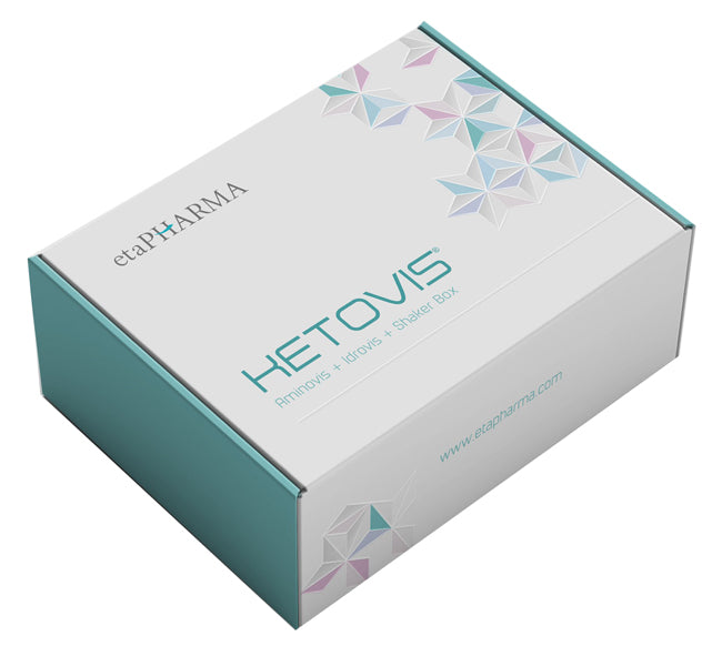 Ketovis box 1 idrovis 20 bustine + 1 aminovis 30 bustine + 1 shaker