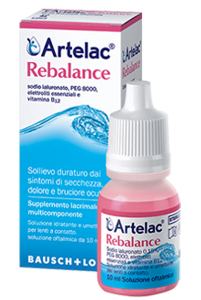 Artelac rebalance gocce oculari multidose senza conservanti 10 ml