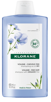 Klorane shampoo volume fine hair con lino 400 ml