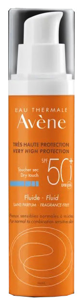 Avene sol fluido spf50+ senza profumo nuova formula 50 ml