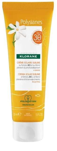 Les polysianes crema viso tamanu bio&monoi spf30 50 ml