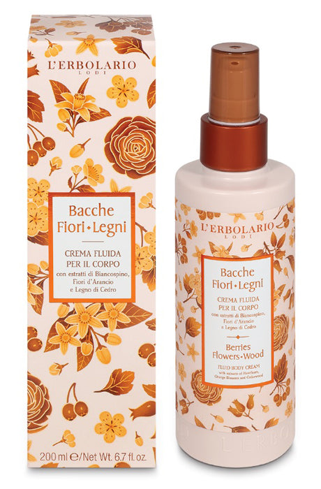 Bacche fiori legni crema fluida corpo 200 ml