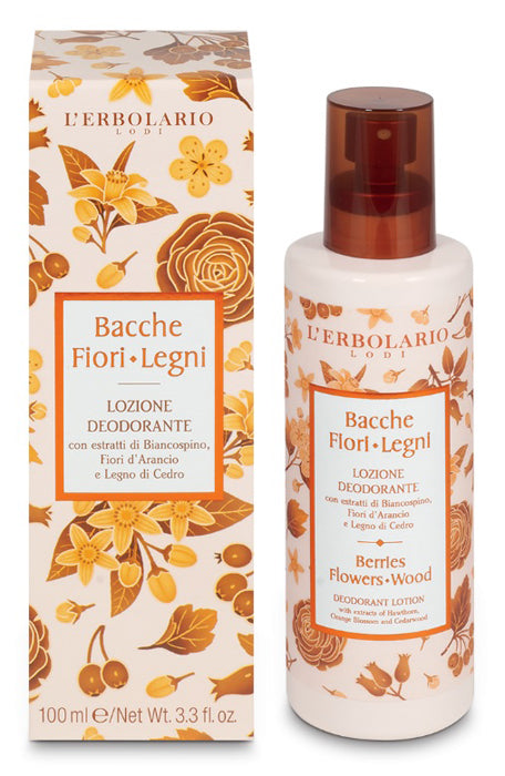 Bacche fiori legni lozione deodorante 100 ml