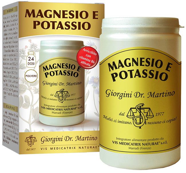 Magnesio e potassio polvere 360 g