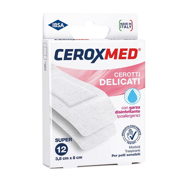 Cerotti ceroxmed delicati super 12 pezzi