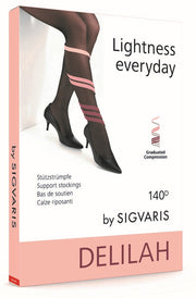 Sigvaris delilah 140 denari mesh collant punta aperta skin 4
