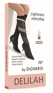 Sigvaris delilah 70 denari mesh gambaletto punta aperta skin 4