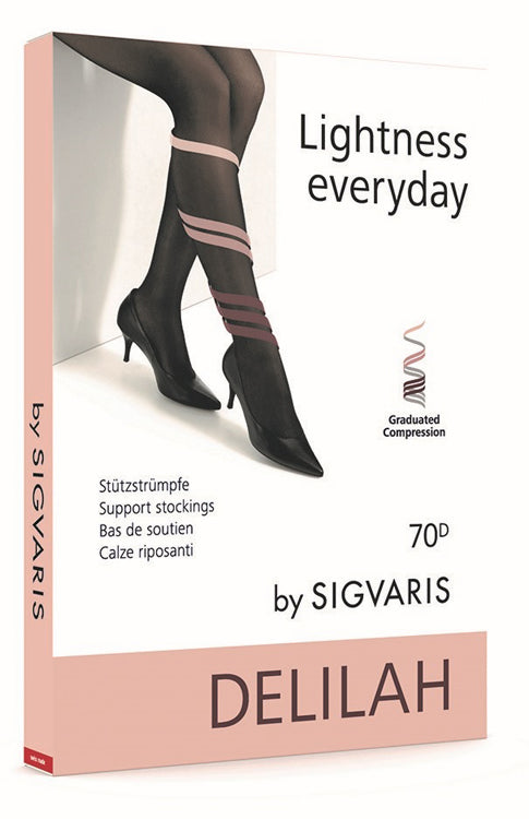 Sigvaris delilah 70 denari mesh coscia nero 3