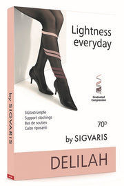 Sigvaris delilah 70 denari mesh collant punta aperta skin 5