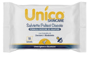 Unico pulisci ciuccio 15 salviettine