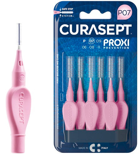 Curasept proxi p07 rosa/pink 6 pezzi