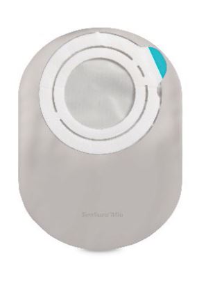 Sensura mio flex sacca sistema 2 pezzi con aggancio adesivo colostomia-ileostomia fondo chiuso rivestita 90 mm xxl 30 pezzi
