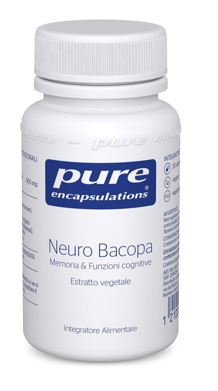 Pure encapsulations neuro bacopa memoria & funzioni cognitive 30 capsule