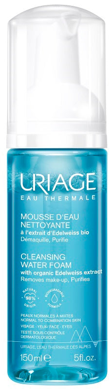 Uriage mousse d'eau nettoyante 150 ml