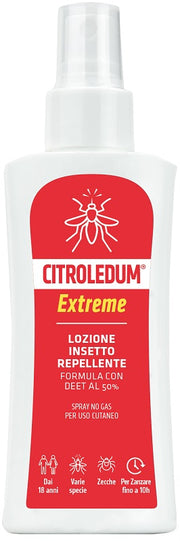 Citroledum lozione spray extreme deet 50% 100 ml