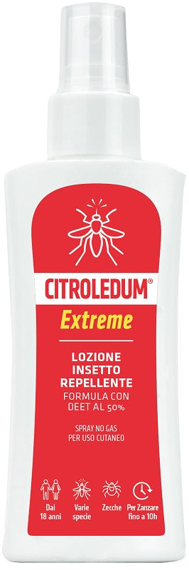 Citroledum lozione spray extreme deet 50% 100 ml