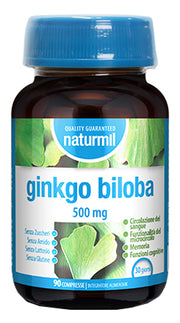 Naturmil ginkgo biloba 500 mg 90 compresse