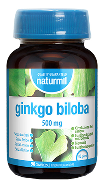 Naturmil ginkgo biloba 500 mg 90 compresse