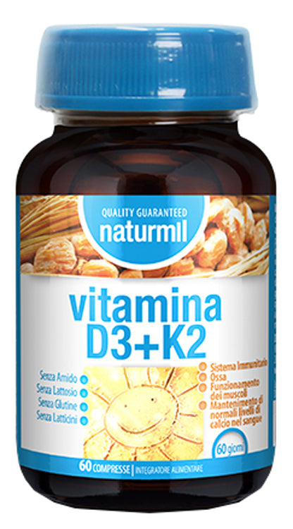 Naturmil vitamina d3+k2 60 compresse