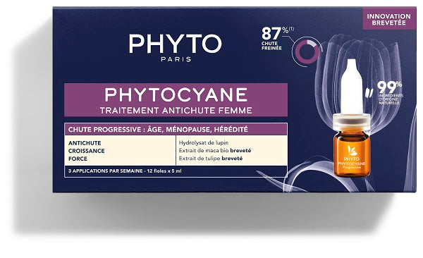 Phytocyane fiale donna caduta progressiva 12 fiale da 5 ml
