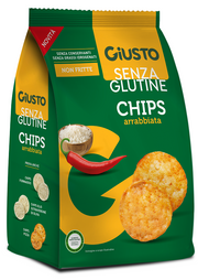 Giusto senza glutine chips arrabbiata 40 g