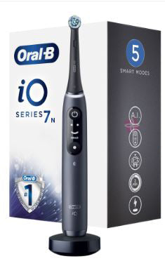 Oral-b io 7 black spazzolino elettrico + 2 refill