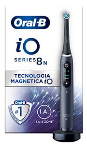 Oral-b io 8 black spazzolino elettrico + 2 refill