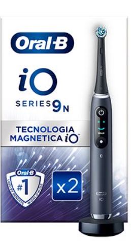 Oral-b io 9 black spazzolino elettrico + 2 refill