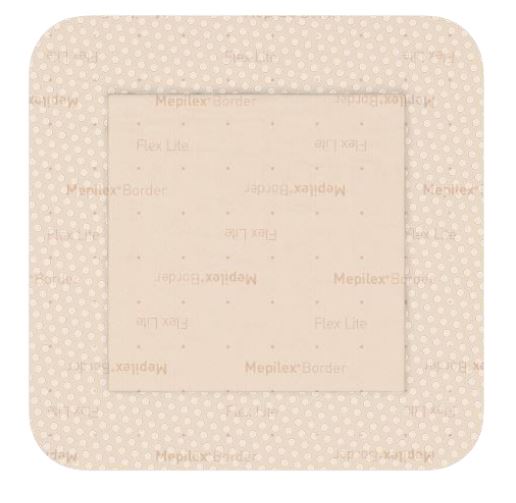Medicazione in schiuma di poliuretano mepilex border flex lite 4x5 cm 10 pezzi