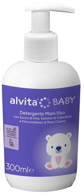 Alvita baby detergente mani-viso 300 ml
