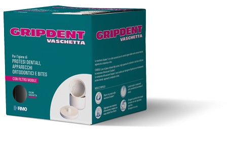 Gripdent vaschetta porta protesi dentali ed apparecchi ortodontici