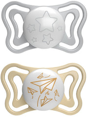 Chicco succhietto light lumi silicone 6-16m 2 pezzi